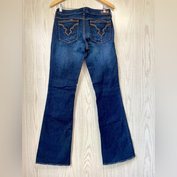 Buffalo David Bitton Fellow Boot Cut Dark Blue Jeans Size 28 EUC - Picture 3 of 3